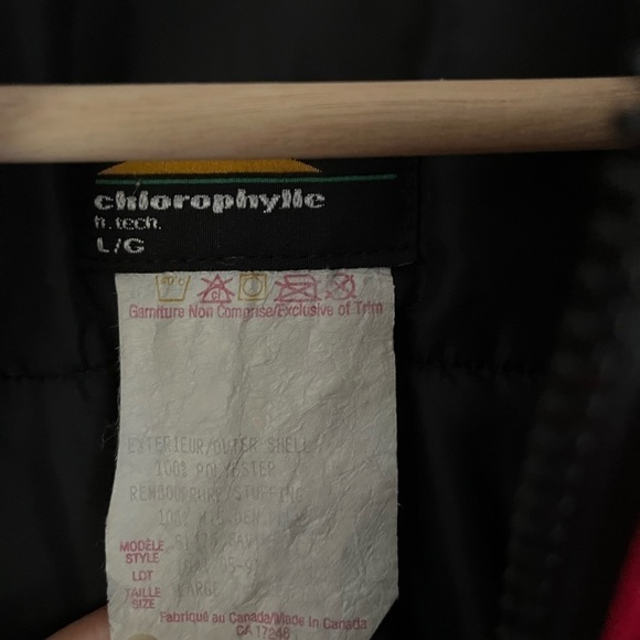 VINTAGE Synthetic Down Red Zip Coat Made in Canada Men’s Large Primaloft Jacket - Picture 5 of 7